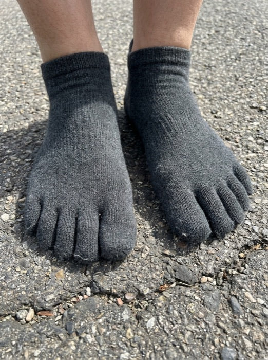 Close-up of Kaido five-toe socks